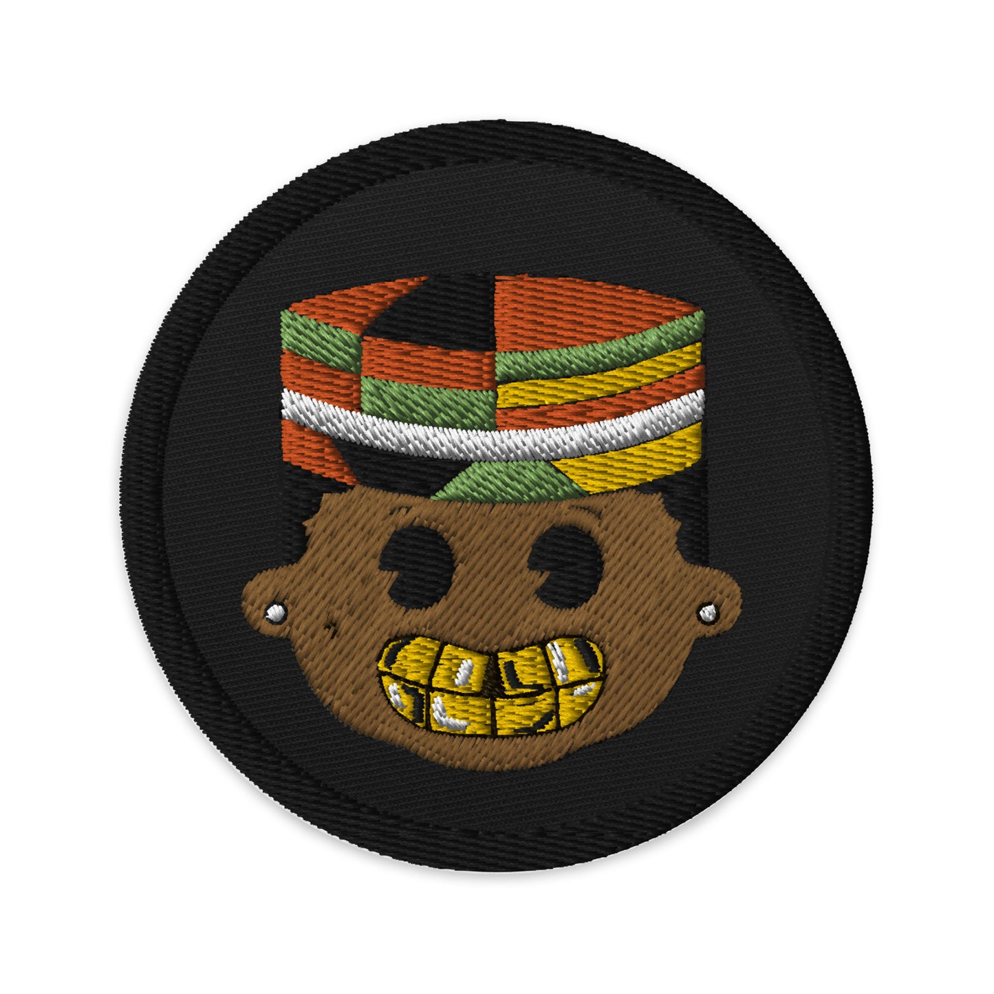 Black Joy Domo Embroidered Patch