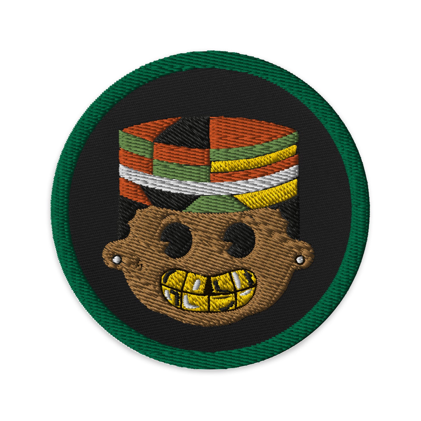 Black Joy Domo Embroidered Patch