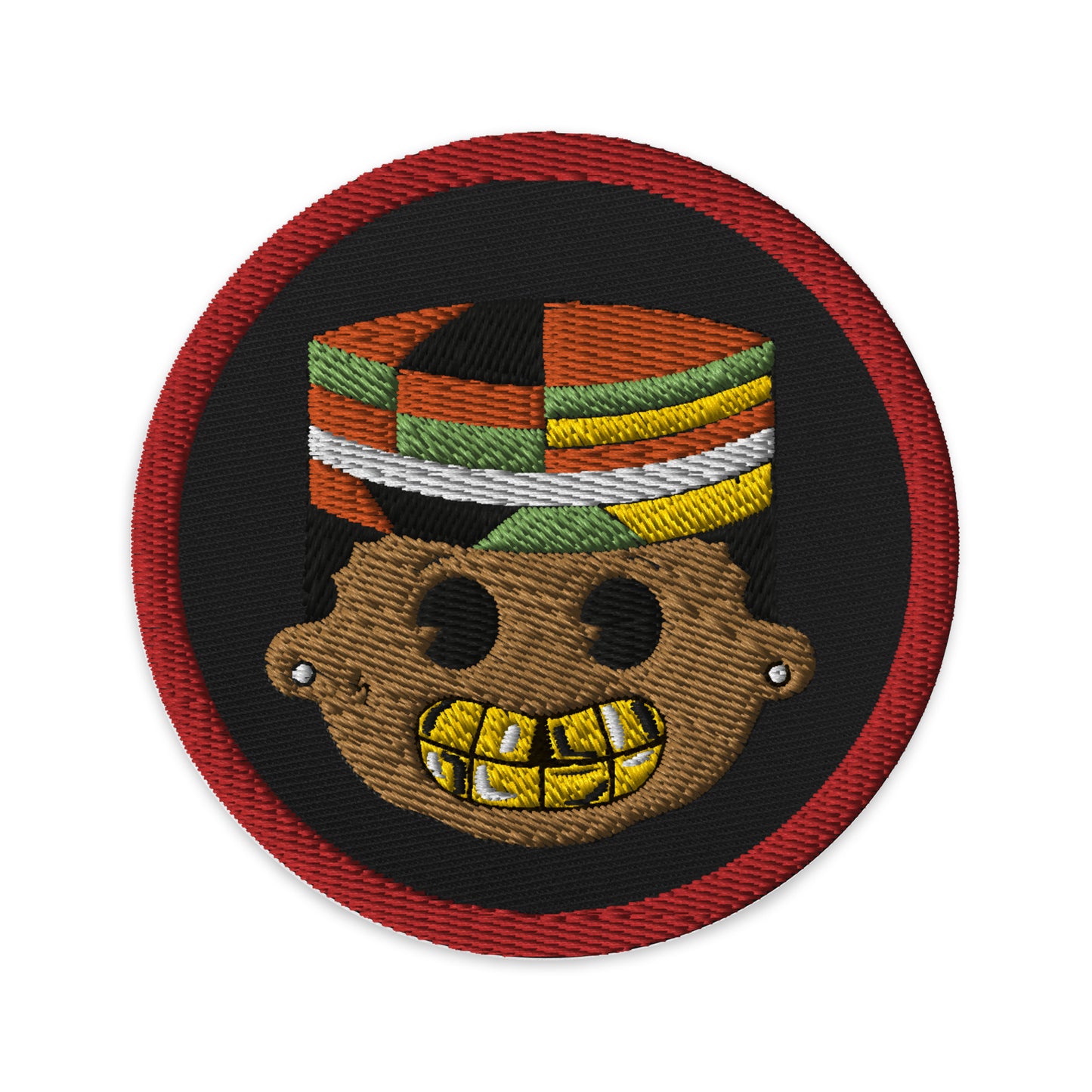 Black Joy Domo Embroidered Patch