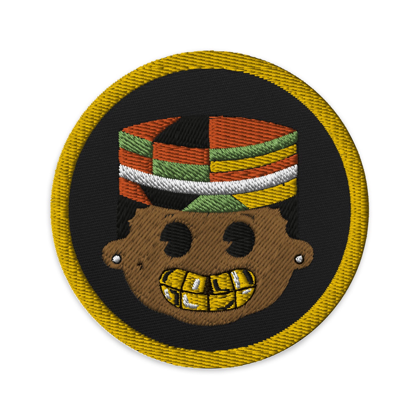 Black Joy Domo Embroidered Patch